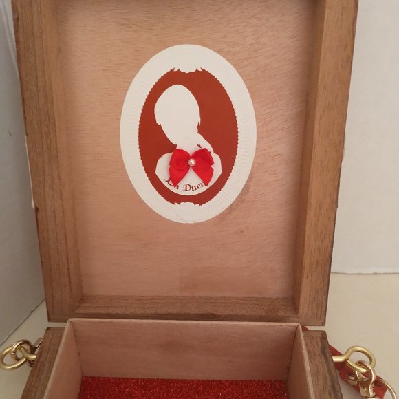 Original Suenos de Saundra Upcycled LA DUENA Cigar Box Purse - Picture 10 of 12